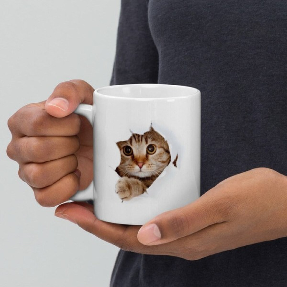 Veintitres Kedi Tasarımlı Kupa Lisanslı - Beyaz Fincan / Bardak / Kahve Takımı Fiyatı