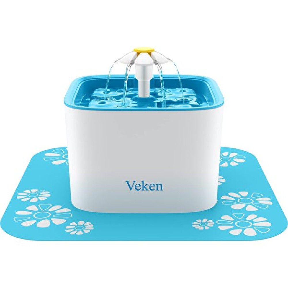 Veken 2.5l Otomatik Kedi Su Pınarı Bpa Free(Yurt Dışından) - Mavi Evcil Hayvan Ürünleri Fiyatı