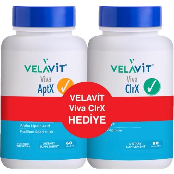 Velavit Viva Aptx 60 Tablet ve Clrx Hediye - Aromasız Diğer Fiyatı