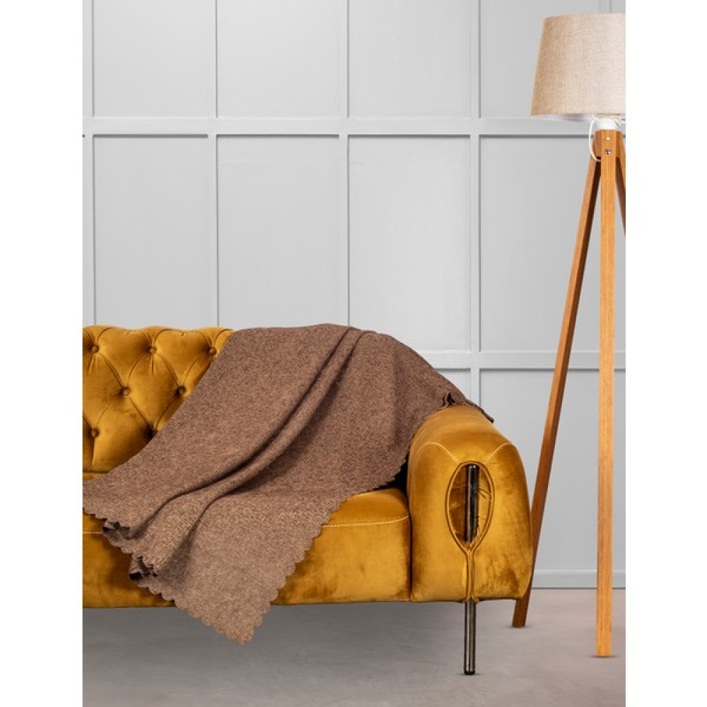 Velerde Home Jakar Şönil Kaymaz Koltuk Örtüsü Şalı Standart En 175CM x Boy 215CM Kolları Vizon - 175 x 215 cm Koltuk & Kanepe Örtüsü Fiyatı