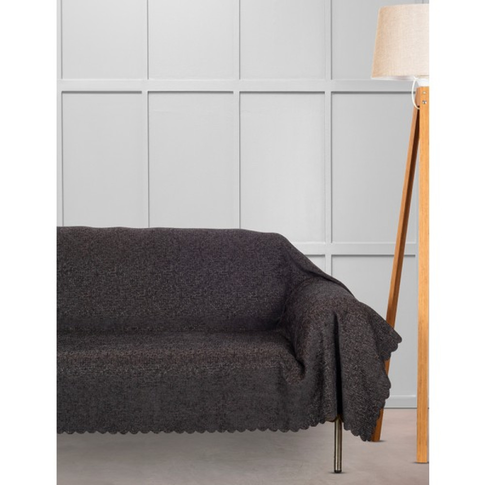 Velerde Home Jakar Şönil Kaymaz Koltuk Örtüsü Şalı Standart En 175CM x Boy 300CM Kollarıda Kapatır Kül - 175 x 300 cm Koltuk & Kanepe Örtüsü Fiyatı