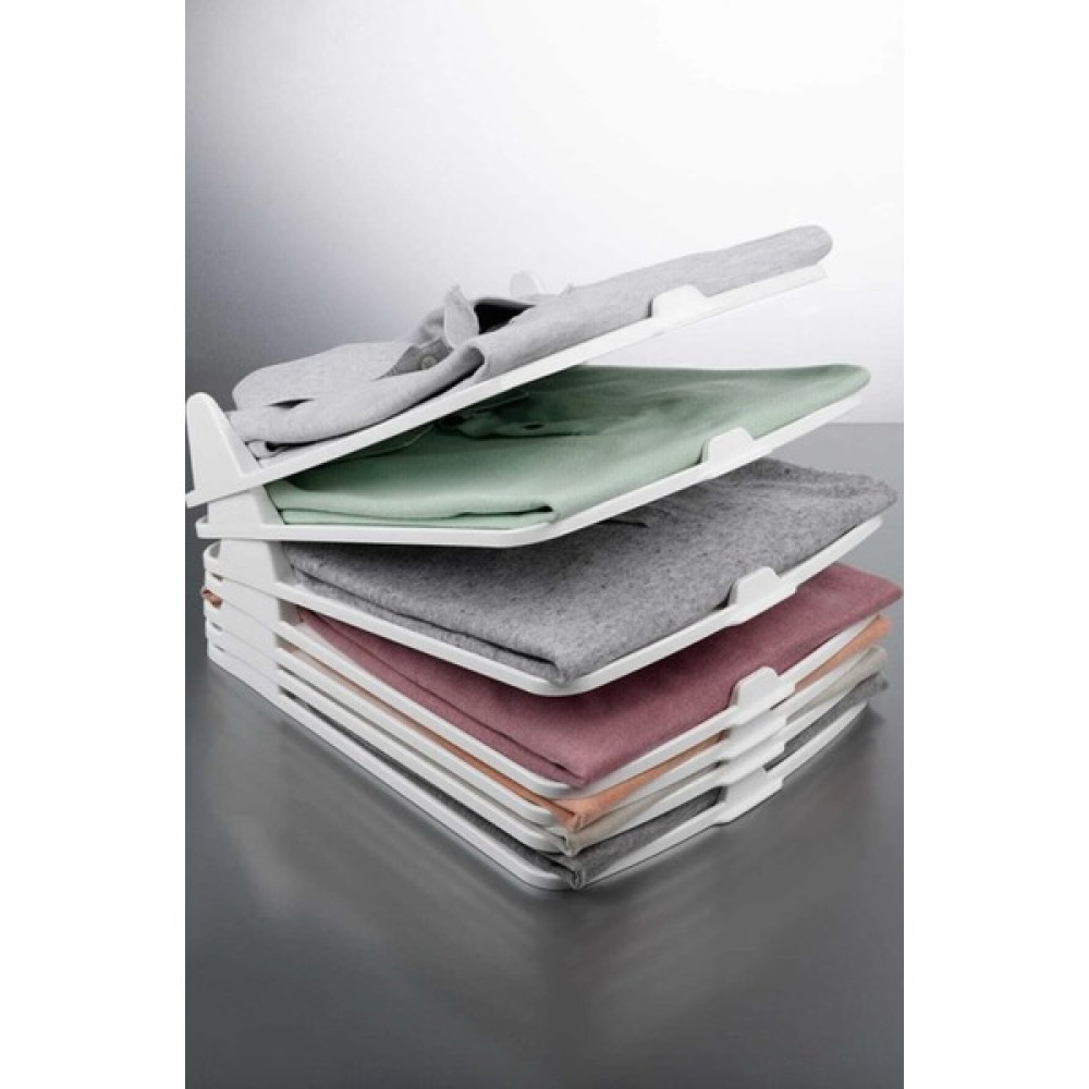 Veliday 1 Layer T-Shirt Düzenleyici 5 Adet Gardırop Gümüş Plastik 20 x 20 - 0 Nalburiye & Hırdavat Fiyatı