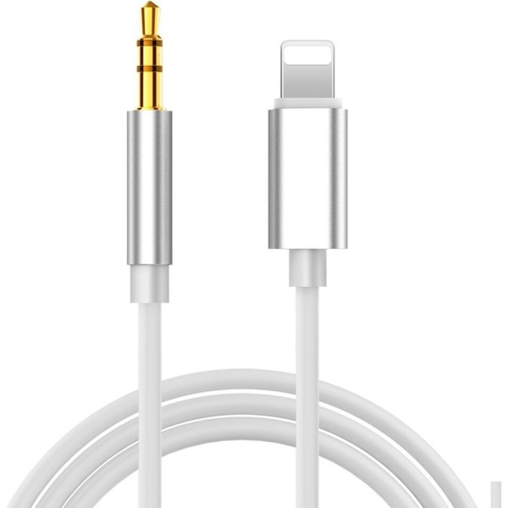 Velliw Lightning Aux Dönüştürücü Ses Kablosu 1mt 3.5mm Aux iPhone 7 8 x 11 12 13 Uyumlu Otg Müzik Araç - Beyaz Cep Telefonu Kablosu Fiyatı