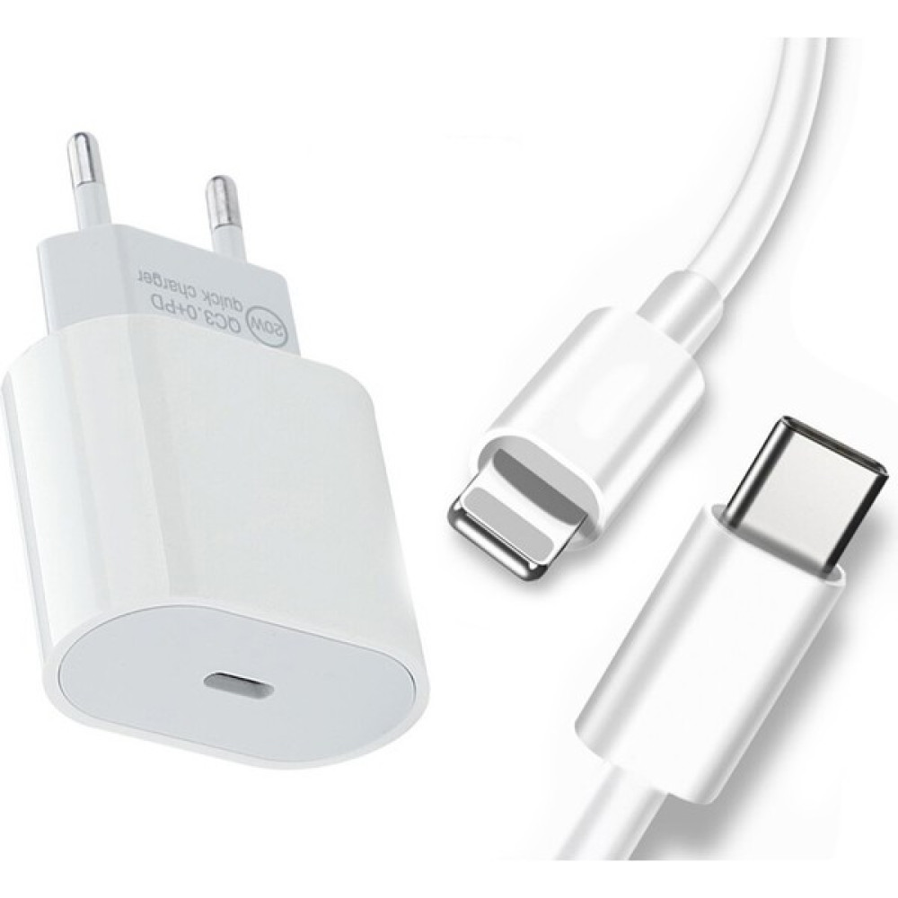 Velliw Lightning To Type-C 20W Hızlı Şarj Cihazı Apple Ipad Iphone 7 8 x 11 12 13 Uyumlu Şarz Aleti - Beyaz Cep Telefonu Şarj Cihazı Fiyatı