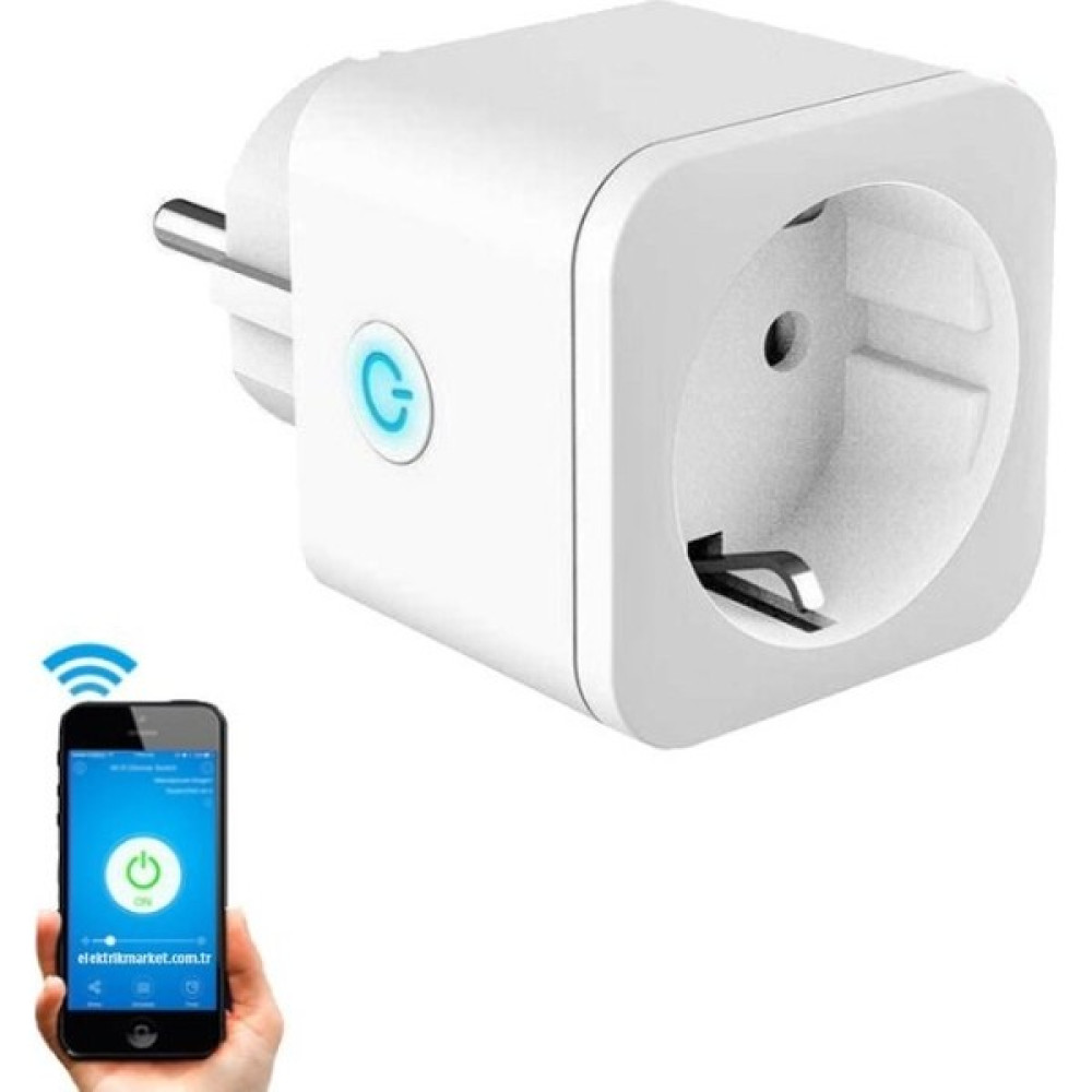 Velliw Uzaktan Telefon Kontrollü Akıllı Wifi Priz Tuya Uyumlu Zaman Ses Kontrollü Smart Wifi Akıllı Priz - 25 Adet Prizler Fiyatı