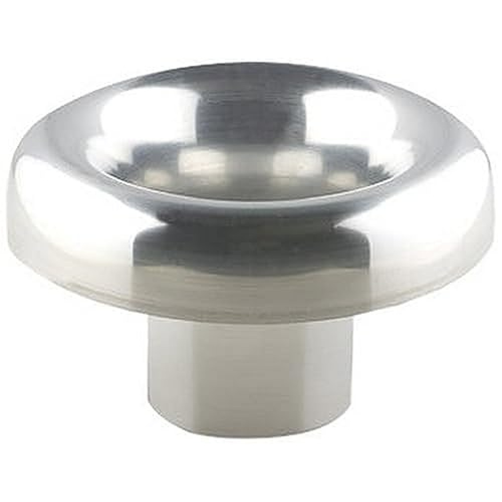 VELOCITY STACKS 2.5" NECK ADAPTER Aluminum - Anodized Silver, Universal