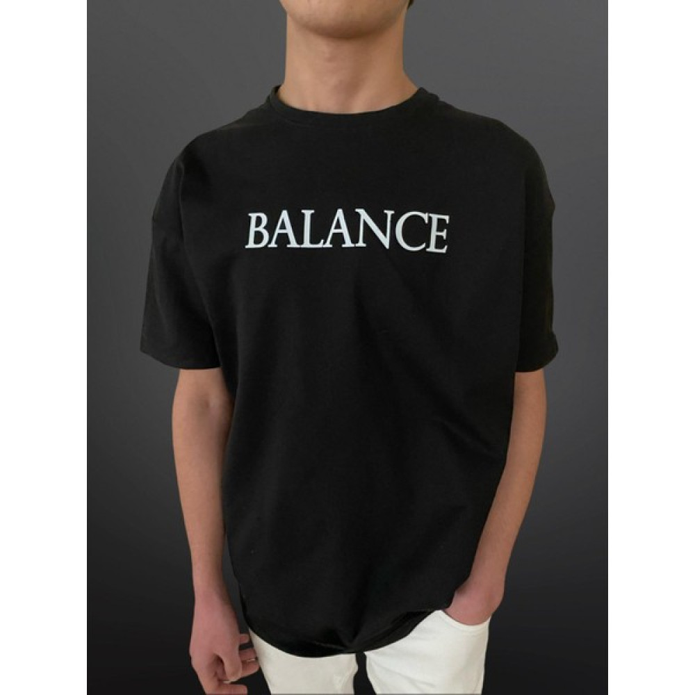 Velox Home Balance Baskılı Bisiklet Yaka T-Shirt Penye Erkek T-shirt Fiyatı