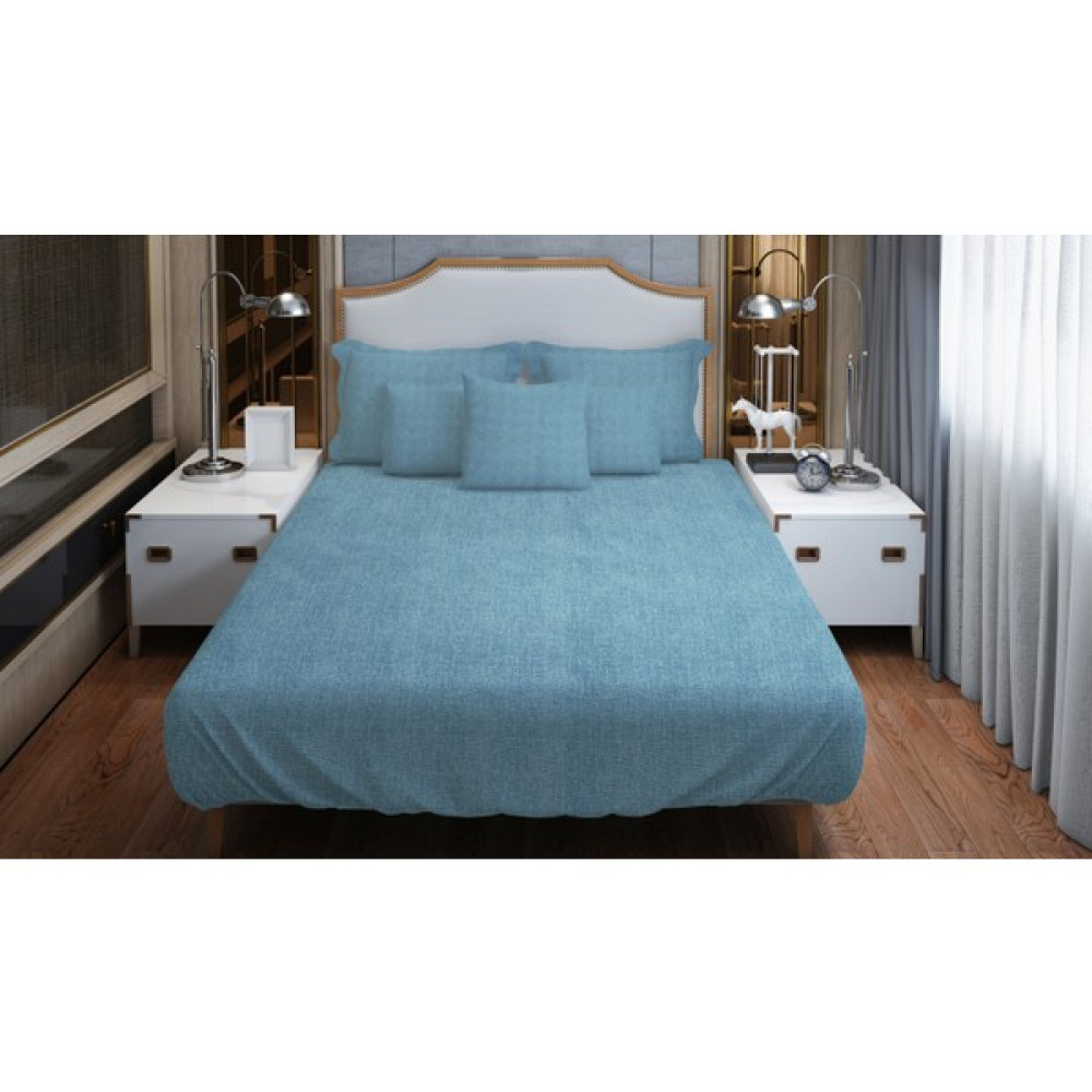 Velox Home Çift Kişilik Lastiksiz Çarşaf - 160 x 220 - Mavi Çarşaf Fiyatı