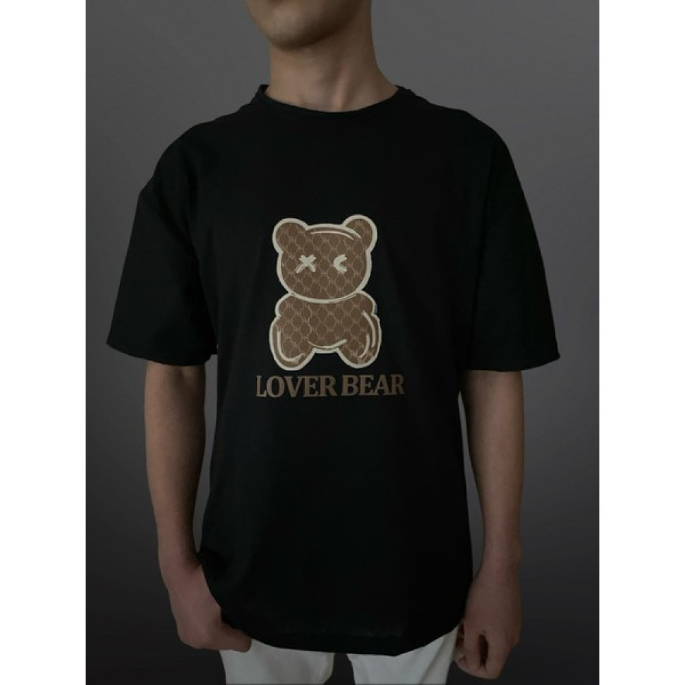 Velox Home Lover Bear Ayıcık Baskılı Bisiklet Yaka T-Shirt Erkek T-shirt Fiyatı