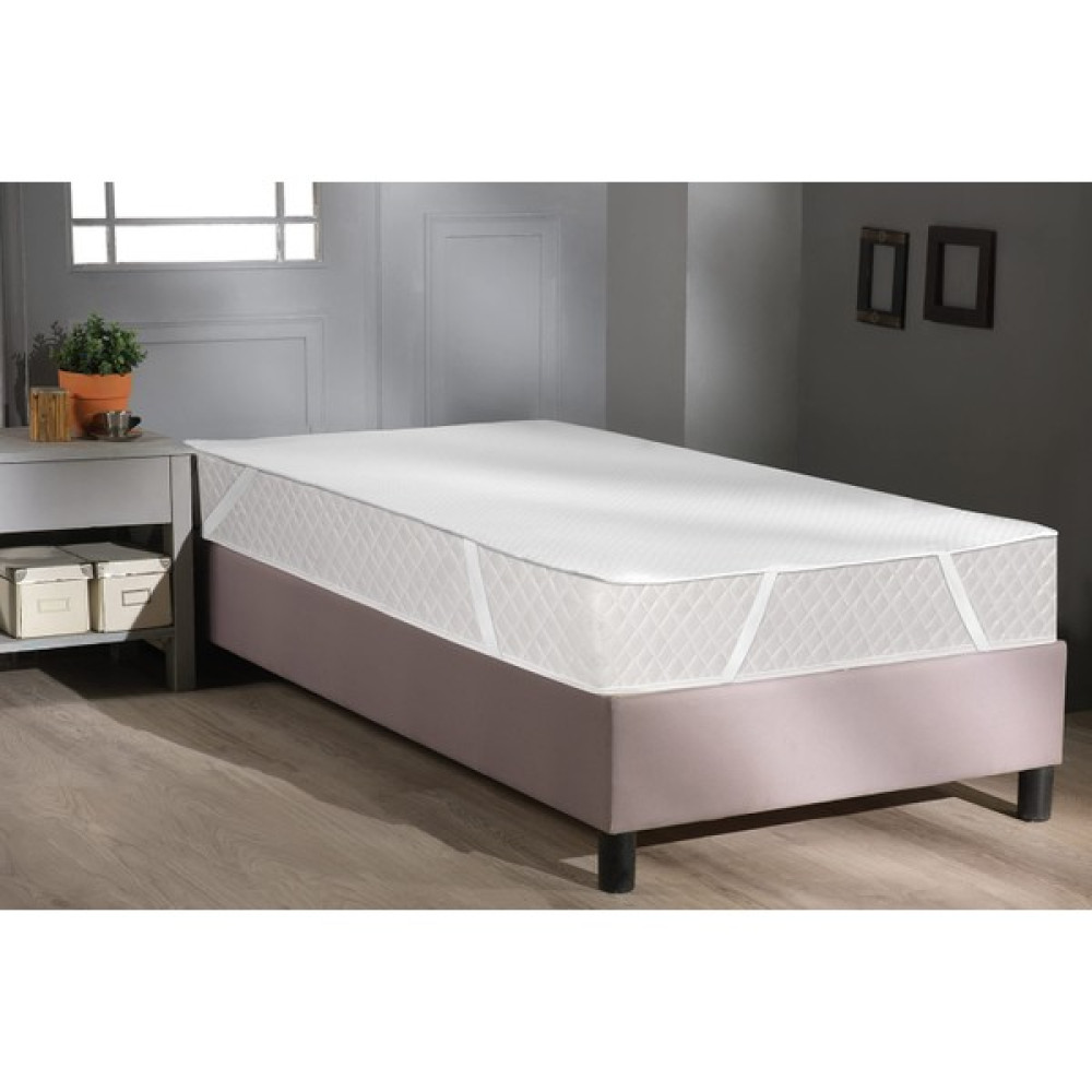 Velox Home Tek Kişilik Sıvı Geçirmez Yatak Alezi Yatak Koruyucu Anti Alerjik Anti Bakteriyal - Beyaz - 90 x 190 cm Alez / Yatak Koruyucu Fiyatı
