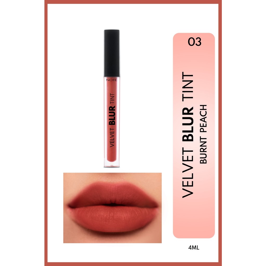 Velvet Blur Tint Kadife Bitişli Nemlendirici Mat Ruj - 03 Burnt Peach - Nude Rujlar & Dudak Parlatıcıları Fiyatı