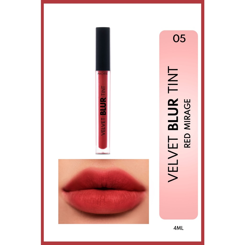 Velvet Blur Tint Kadife Bitişli Nemlendirici Mat Ruj - 05 Red Mirage - Pembe Rujlar & Dudak Parlatıcıları Fiyatı