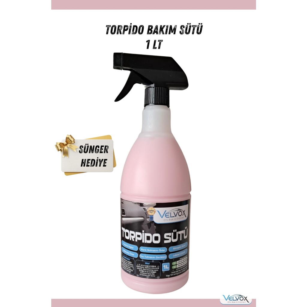Velvox Torpido Bakım Sütü 1000 ml + Sünger Hediye, Torpido Temizleyici, Torpido Bakım SSD / Solid State Drive Fiyatı