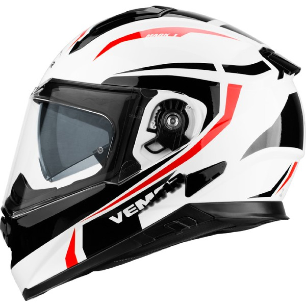 Vemar Zephır Kapalı Beyaz Kırmızı Kask XXL - 2XL Oto Boyaları Fiyatı
