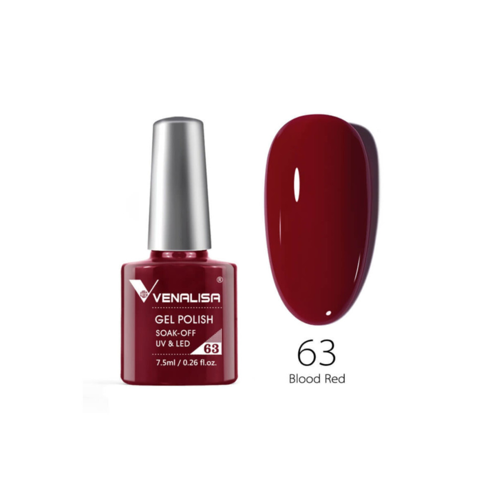 Venalisa 7.5 ml Uv Led Kalıcı Oje Blood Red No.63 Oje Fiyatı