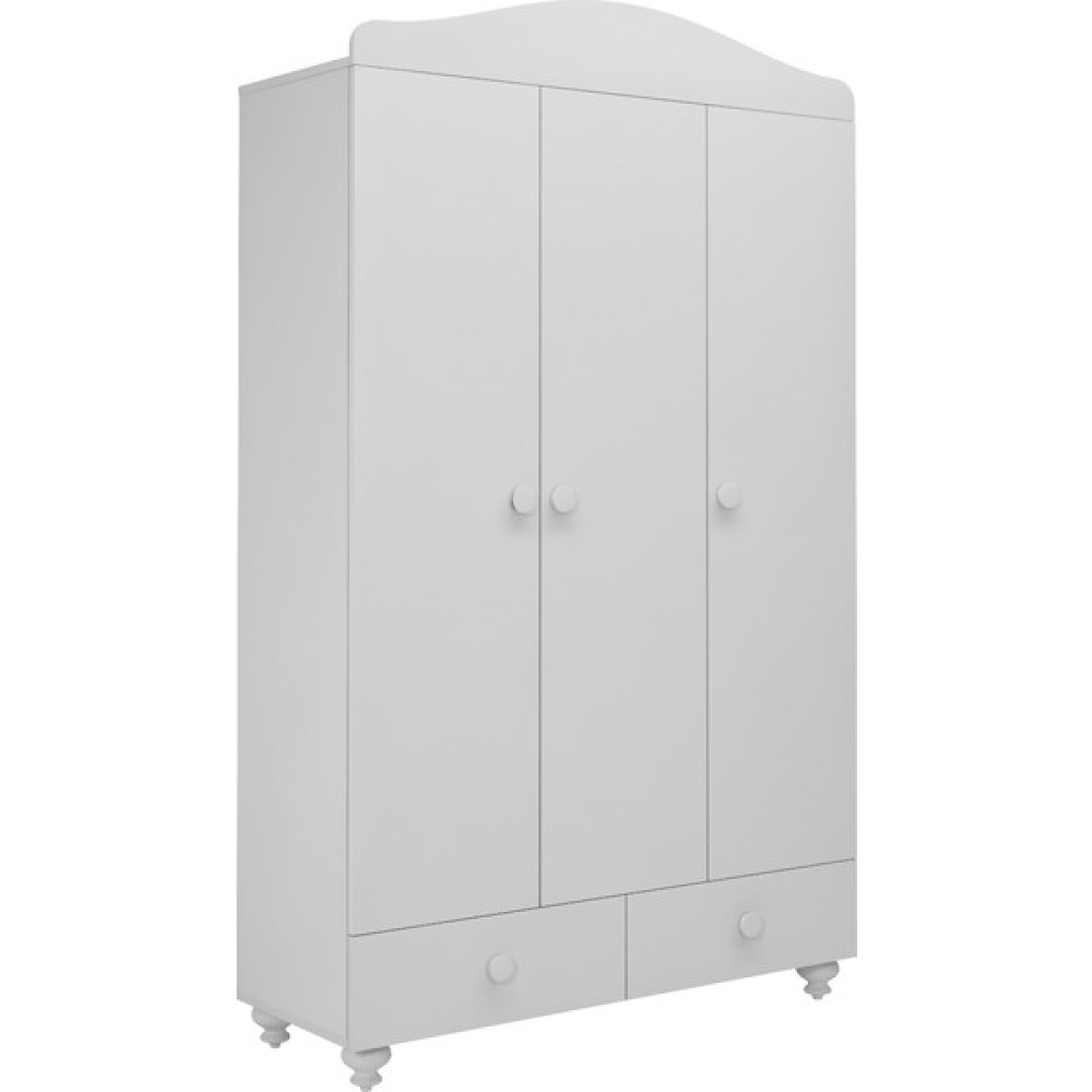 Venatto Almina 3 Kapılı Dolap (%100MDF) - Beyaz Gardrop & Dolap Fiyatı
