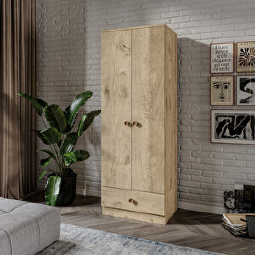Venatto Diamont 2 Kapaklı Dolap %100 Mdf Bebek Odası Gardırop Fiyatı
