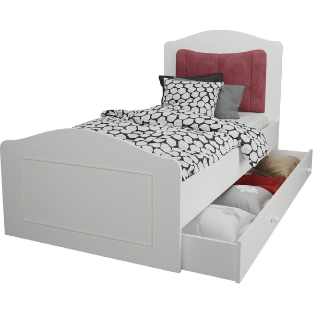 Venatto Free Yavrulu Karyola Mdf - 90 x 190 cm - Beyaz - Menekşe Karyola Fiyatı