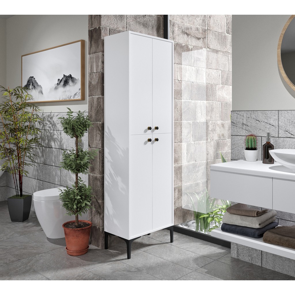 Venatto Paris Çok Amaçlı DOLAP (MDF) - MDF - Beyaz Diğer Fiyatı