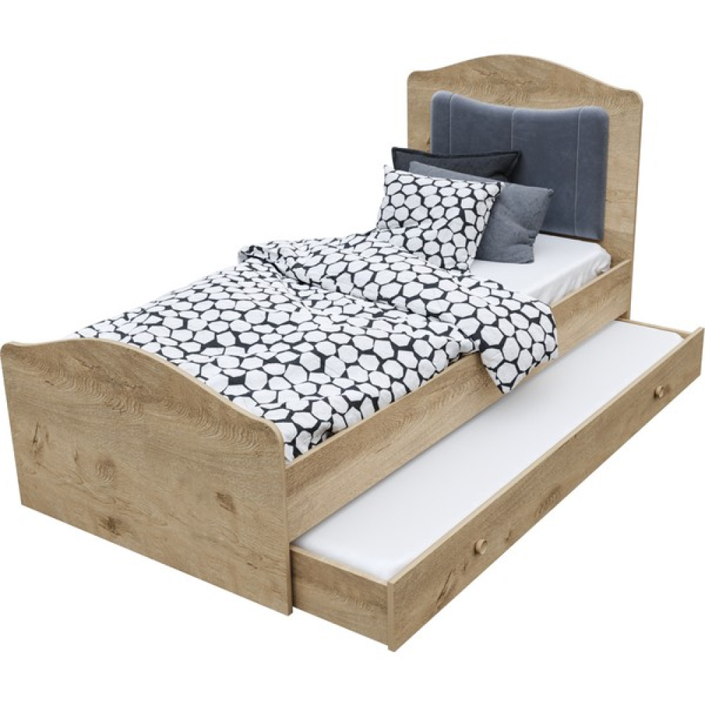 Venatto Romantic Wood Yavrulu KARYOLA(%100MDF) - Meşe - 100 x 200 cm Karyola Fiyatı
