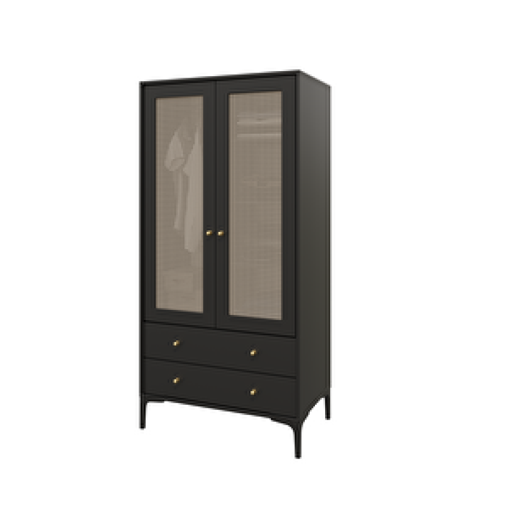 Venatto Trio Black 2 Kapılı Dolap(%100mdf) Bebek Odası Gardırop Fiyatı
