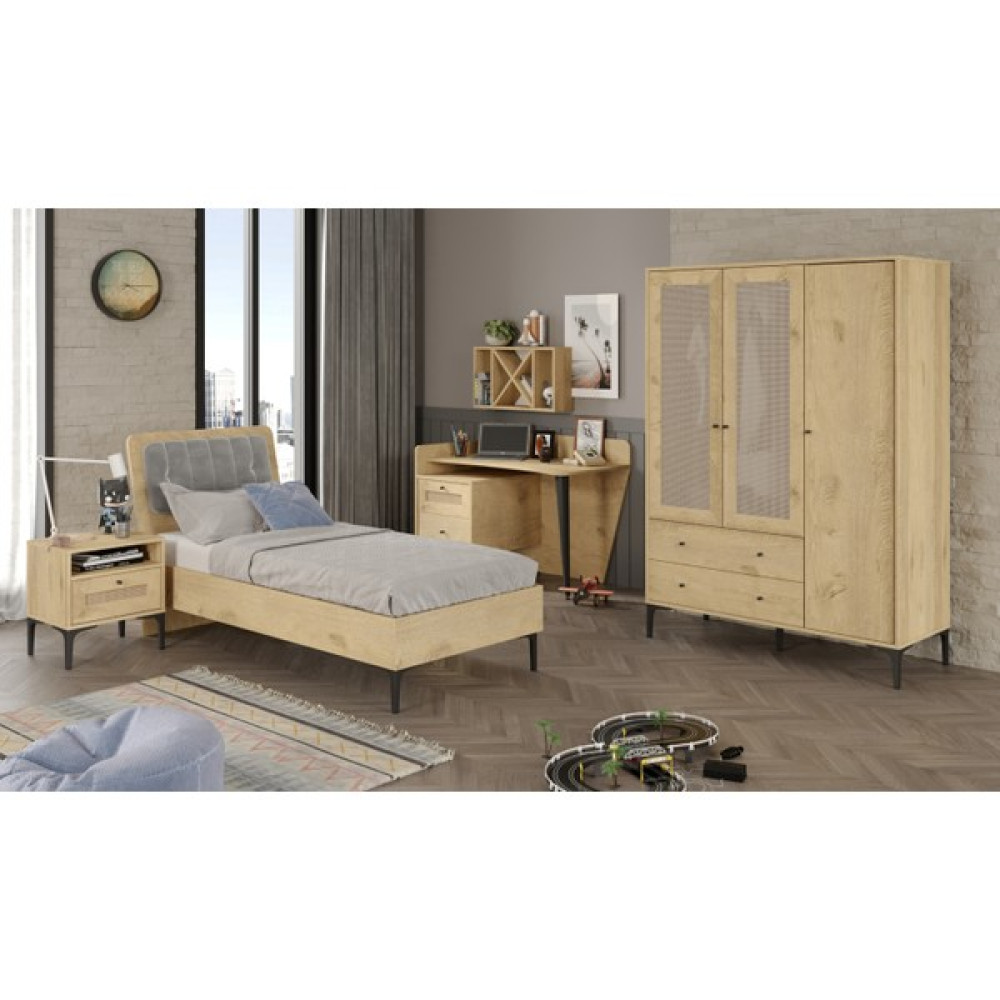 Venatto Trio L Wood Genç Odası - Meşe Genç Odası Takımı / Seti Fiyatı