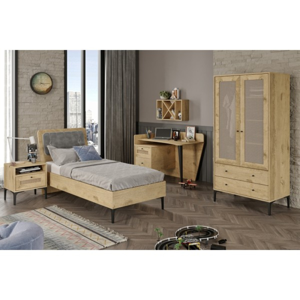 Venatto Trio M Wood Genç Odası - Meşe Genç Odası Takımı / Seti Fiyatı