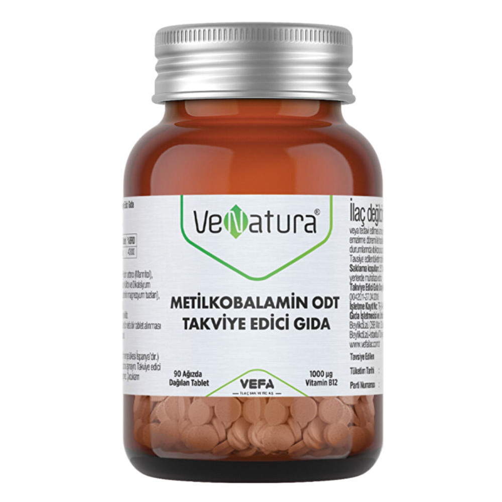 VeNatura B12 Metilkobalamin Odt 90 Tablet Sağlık / Diyet Fiyatı