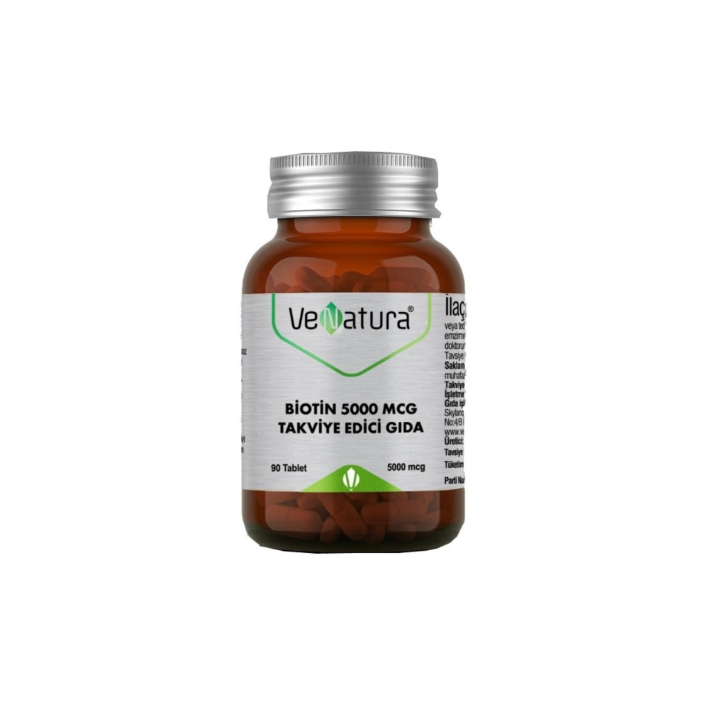 VeNatura Biotin 5000 Mcg 90 Tablet Sağlık / Diyet Fiyatı