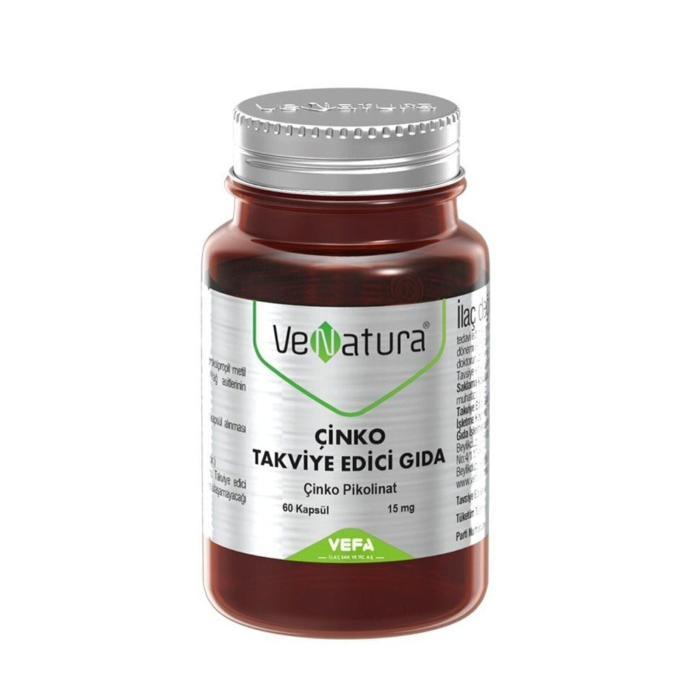 VeNatura Çinko Takviye Edici Gıda 60 Kapsül 15mg Sağlık / Diyet Fiyatı