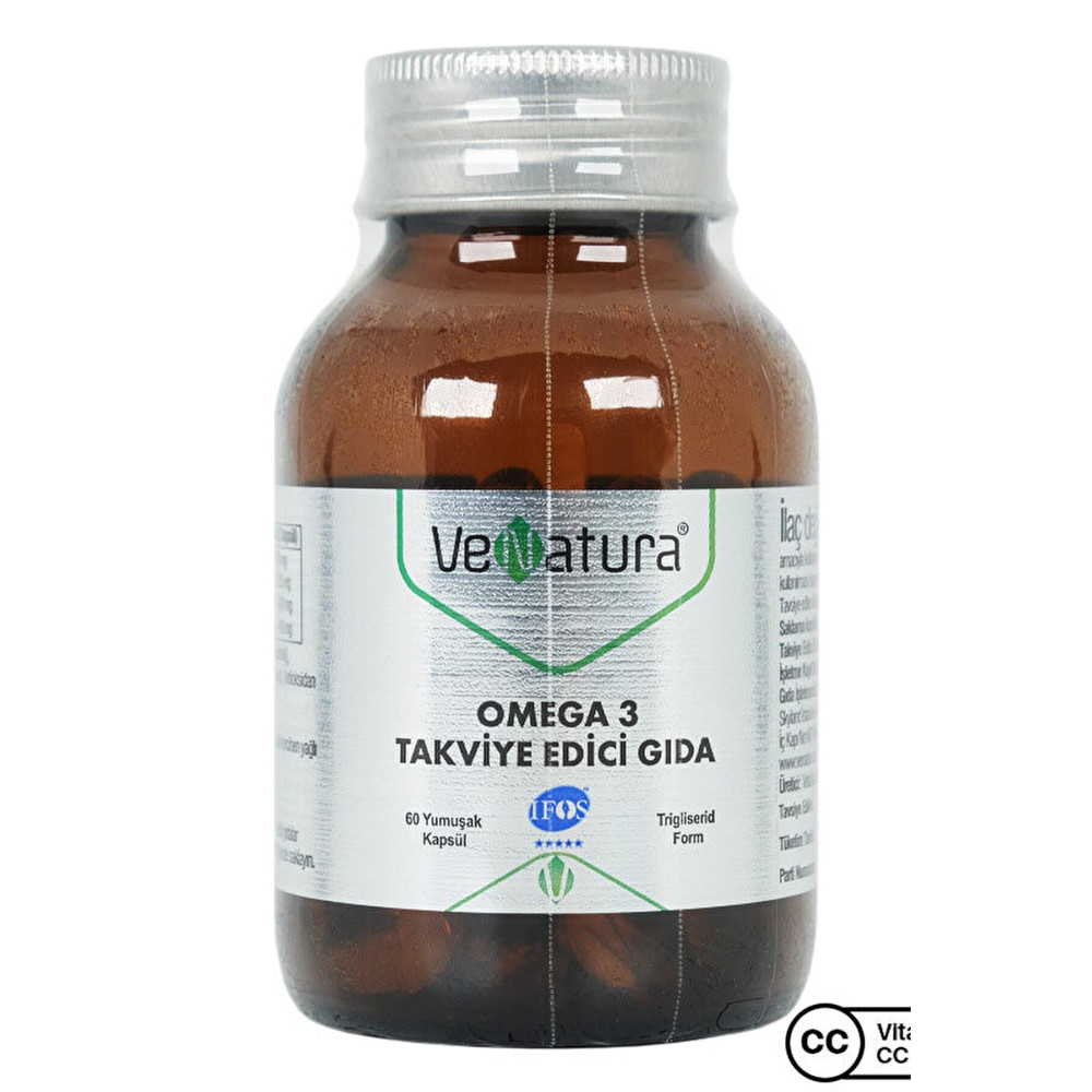 VeNatura Omega 3 60 Kapsül - Portakal Balık Yağı / Omega 3 - 6 - 9 Fiyatı