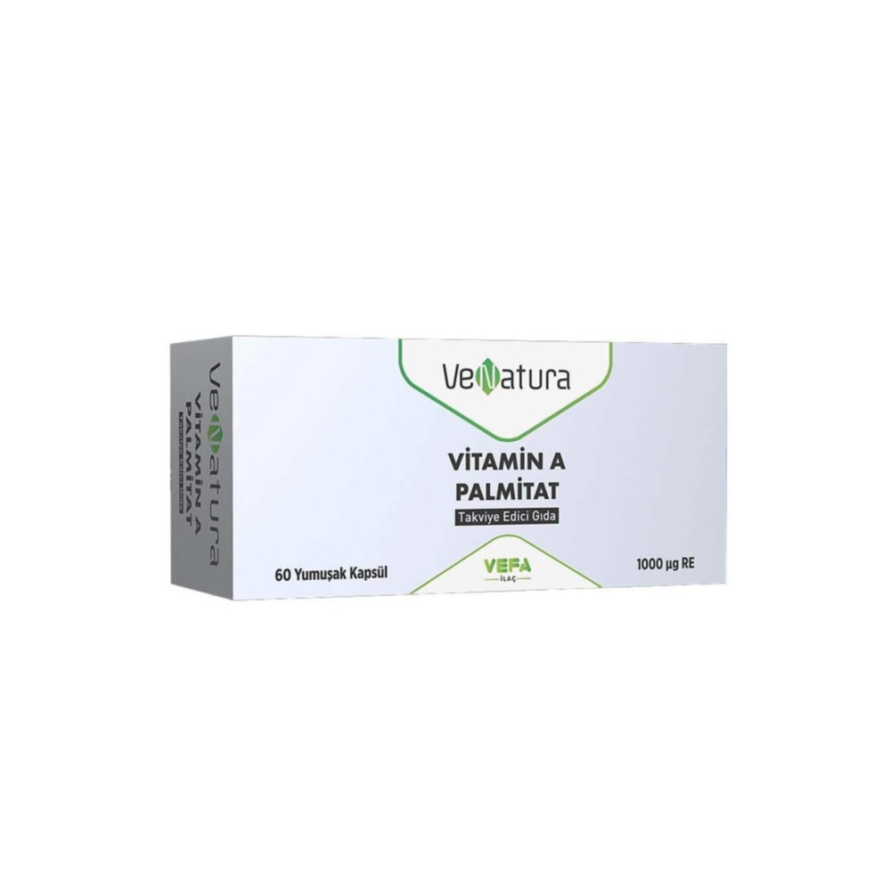 VeNatura Vitamin A Palmitat 60 Yumuşak Kapsül Sağlık / Diyet Fiyatı