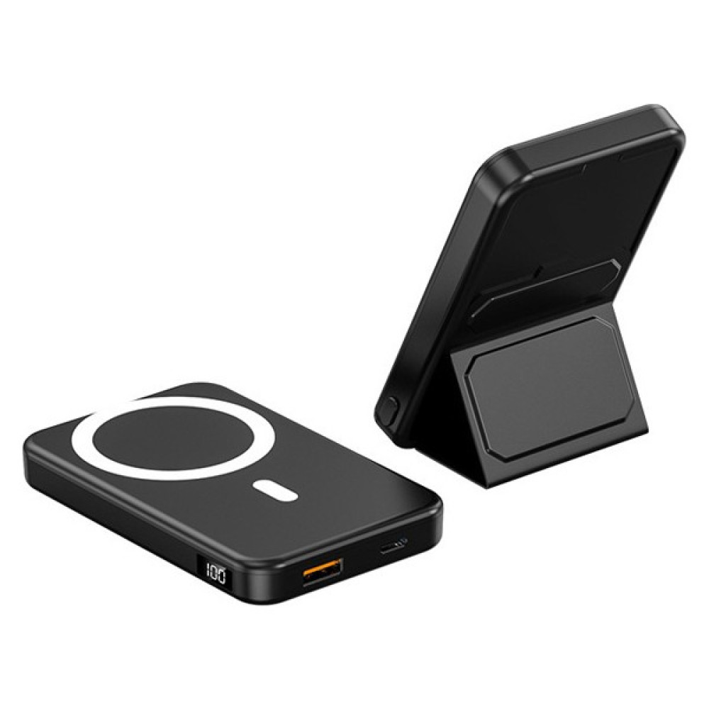 Vendas A27 10.000MAH Pd 15W - 22.5W Magsafe Uyumlu Hızlı Şarj Destekli Powerbank Taşınabilir Şarj Aleti - Siyah Taşınabilir Şarj Cihazı - Powerbank Fiyatı