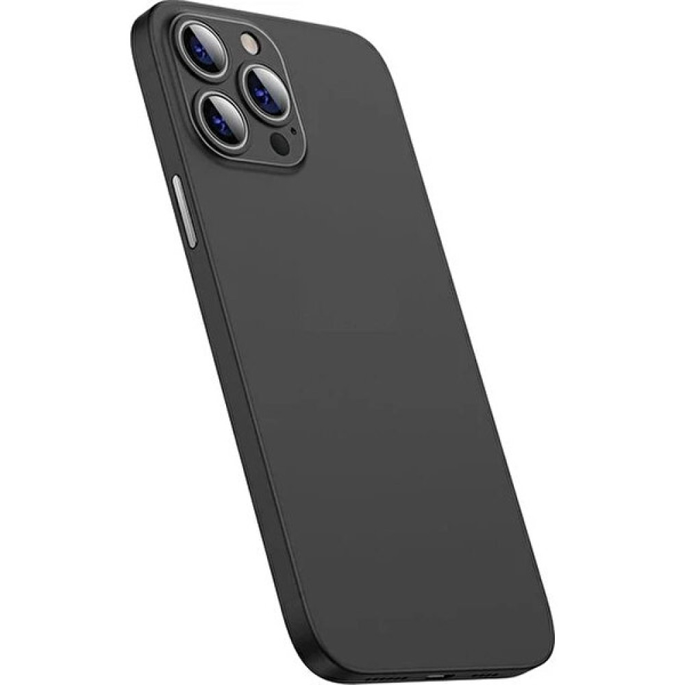 Vendas Apple iPhone 14 Pro Uyumlu (14 Pro) Wing Serisi Ultra Ince Kalıplı Sert Silikon Kılıf - Siyah Cep Telefonu Kılıfı Fiyatı
