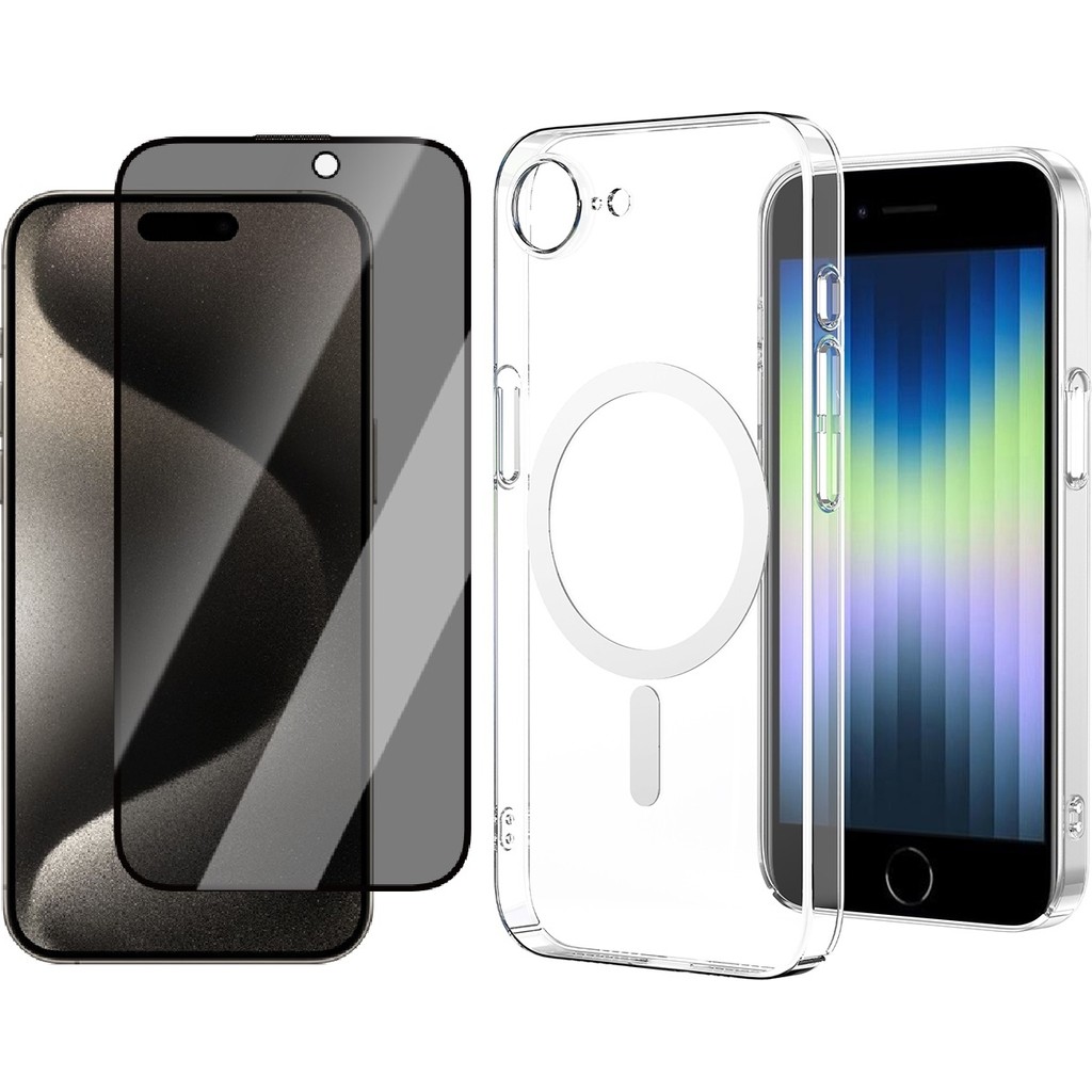 Vendas Apple iPhone 17E Kamera Korumalı M-Safe Şarj Özellikli Şeffaf Zore London Sert Pc Kapak + Hayalet Ekran Koruyucu Cep Telefonu Ekran Koruyucusu Fiyatı
