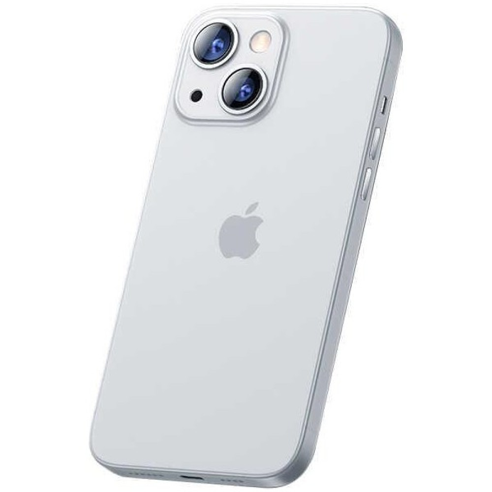 Vendas iPhone 13 Mini Wing Serisi Ultra Thin 0.4mm Ince Silikon Kılıf - Buzlu Beyaz Cep Telefonu Kılıfı Fiyatı