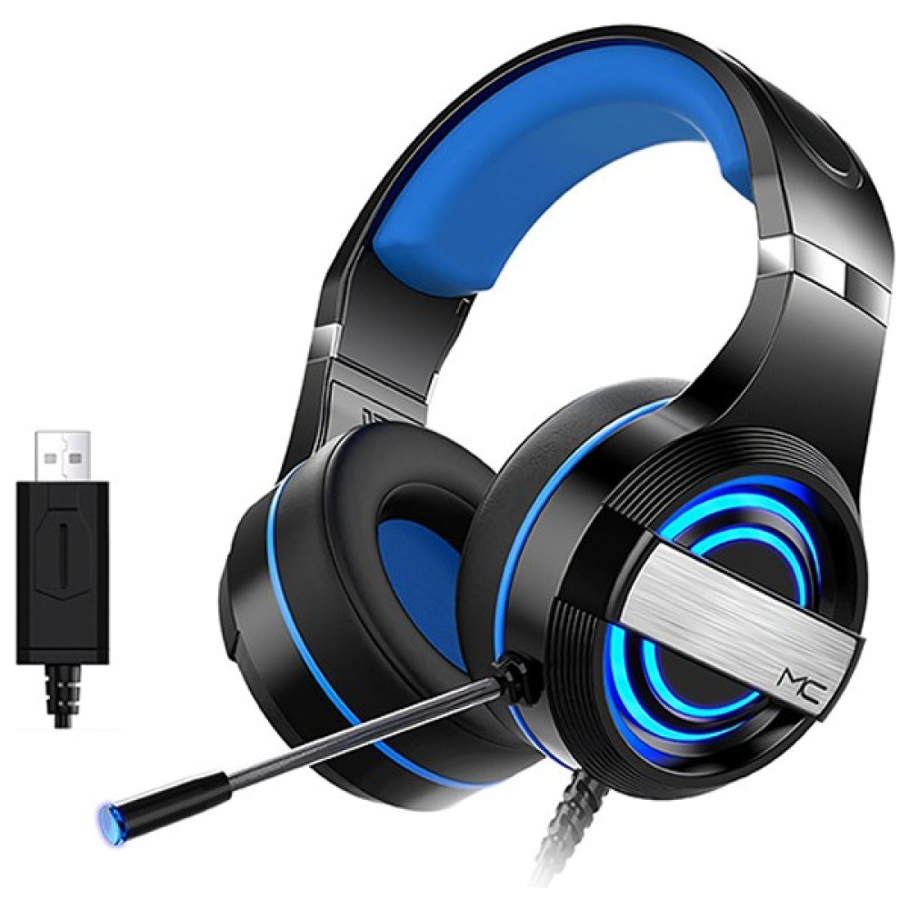 Vendas Mc-Q9 Rgb LED Işıklı USB Girişli 7.1 Mikrofonlu Profesyonel Gaming Oyuncu Kulaklığı - Siyah Kulak Üstü Kulaklık Fiyatı