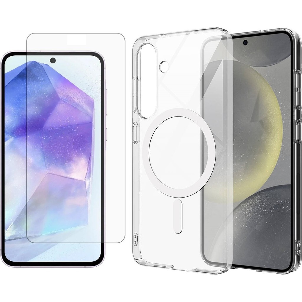 Vendas Samsung Galaxy S25 Plus Kılıf Sararma Yapmayan Kamera Korumalı Magsafe Sert PC Zore Porto Kapak + Nano Ekran Koruyucu - Şeffaf Cep Telefonu Kılıfı Fiyatı