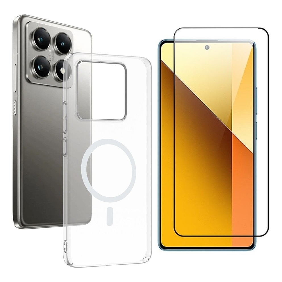 Vendas Xiaomi 14T Kamera Korumalı M-Safe Şarj Özellikli Şeffaf Zore London Sert PC Kapak + Cam Ekran Koruyucu - Mi 14T Cep Telefonu Ekran Koruyucusu Fiyatı