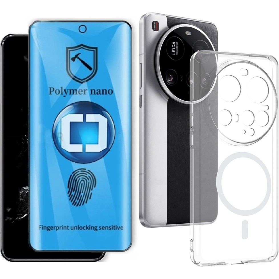 Vendas Xiaomi 15 Ultra Kamera Korumalı M-Safe Şarj Özellikli Şeffaf Zore London Sert PC Kapak + Polymer Nano Ekran Koruyucu - Mi 15 Ultra Cep Telefonu Ekran Koruyucusu Fiyatı