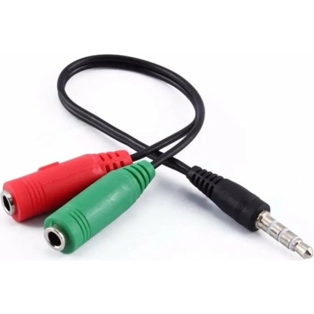Venelda 3.5 mm Stereo Erkek Kulaklık 3 Çizgili + 2 x Stereo Dişi Mikrofon Hoparlör Çoklayıcı Kablo (81) Oto Hoparlörleri & SubWoofer Fiyatı
