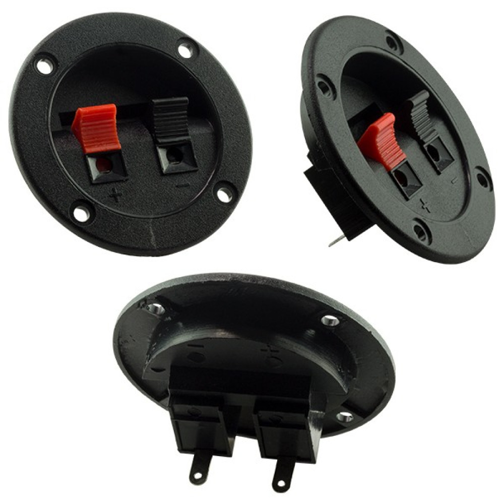 Venelda Hoparlör Terminali Ikili Yuvarlak (Iç Çapı:4cm / Dış Çapı: 6.5cm) (81) Oto Hoparlörleri & SubWoofer Fiyatı