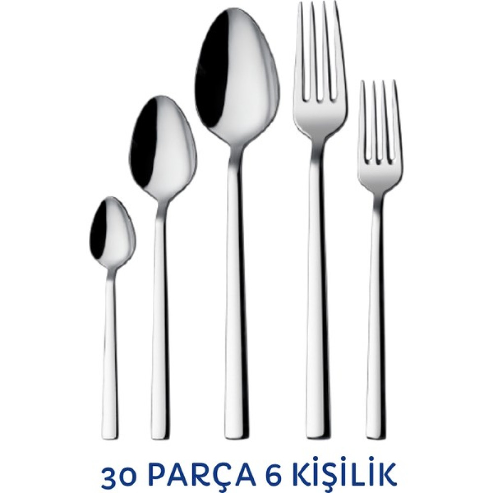 Venetto 30 Parça Çelik Çatal Kaşık Takımı - Gümüş Çatal / Kaşık / Bıçak Takımları Fiyatı