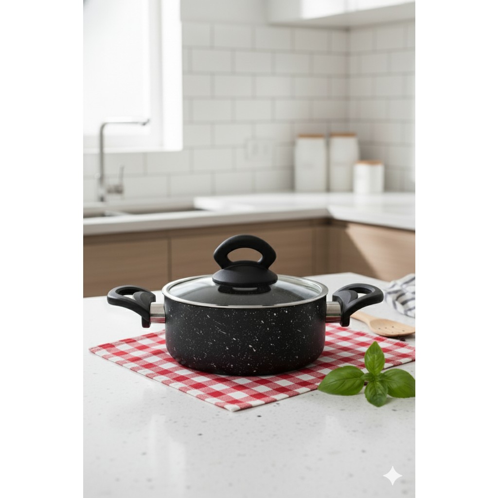 Venetto Mini Granit Tencere 16 cm Gri Tencereler Fiyatı