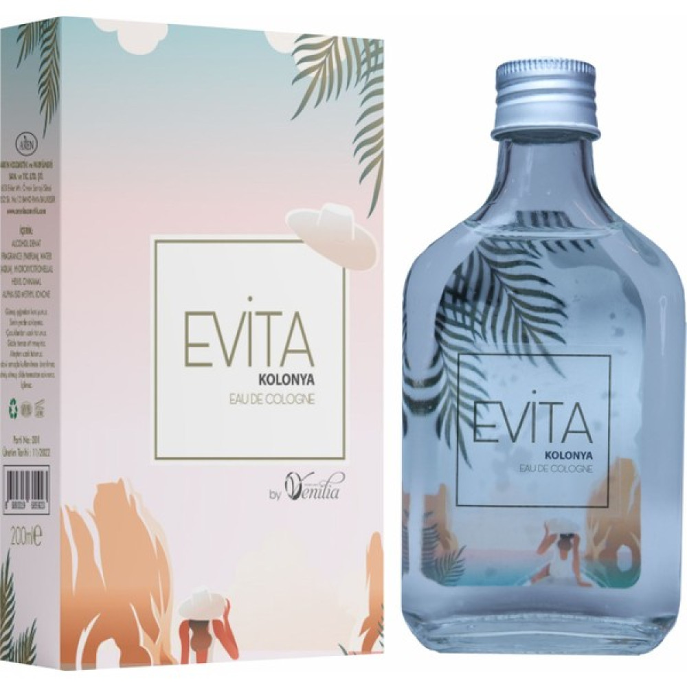 Venilia Evita Kolonya 200 ml Cam Şişe / Kutulu Oto Boyaları Fiyatı