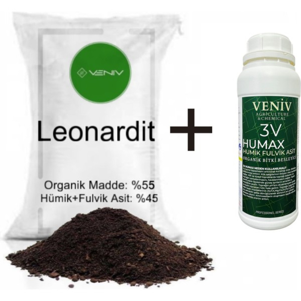 Veniv 3V Humax Hümik-Fulvik Asit+ Leonardit %45 Ph Dengeleyici+Köklendirici - 2 kg Bitki Fiyatı