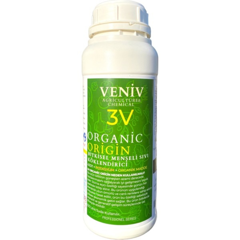 Veniv 3V Organic Origin-Bitkisel Menşeli Köklendirici 1l (Azot+Potasyum+Organik Madde) Bitki Fiyatı