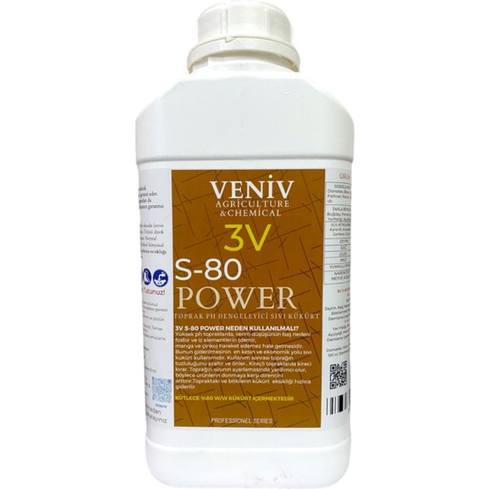 Veniv 3V S-80 Power Sıvı Kükürt 5l Gübre Fiyatı