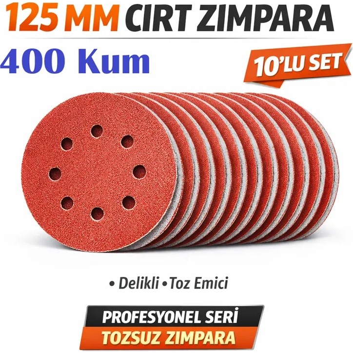 Venoa 125 mm Cırt Zımpara Kağıdı 10 Adet – 8 Delikli Disk, Ahşap & Metal Uyumlu - 400 Kum SSD / Solid State Drive Fiyatı