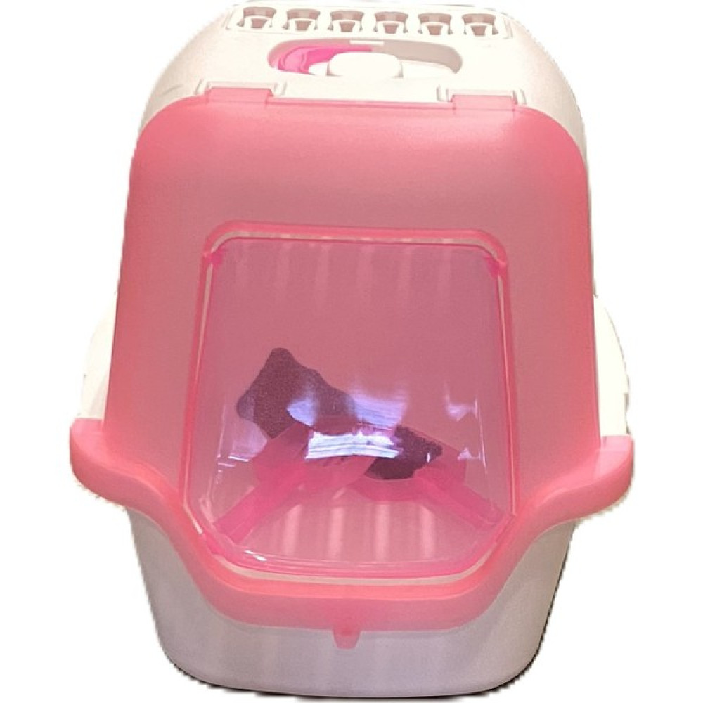Venom Petshop Kapalı Kedi Tuvaleti+Kürek - Pembe Evcil Hayvan Ürünleri Fiyatı